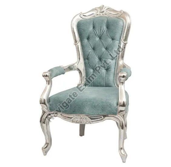 Silver Plated Hand Carved Maharaja Chair, Feature : Accurate Dimension, Attractive Designs