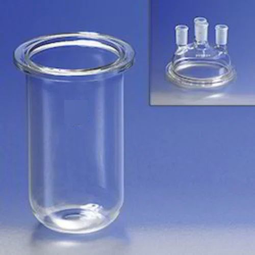 Transparent Quartz Glass Reaction Kettle, for Laboratory, Feature : Hard Structure
