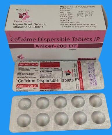 Cefixime tablets for Pharmaceuticals, Hospital