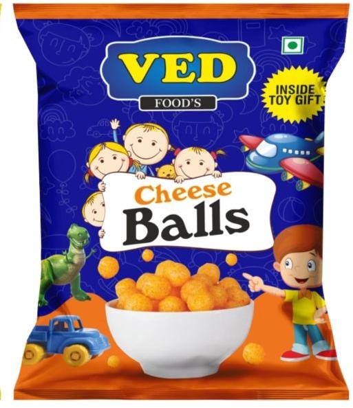 Ved Foods 20gm Ringu cheese ball snacks, Size : 300*200