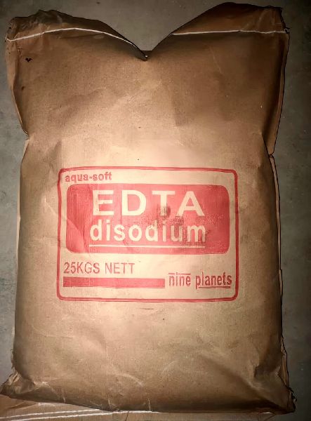 25 Kg POWDER Indian Make EDTA Disodium, Packing Type : Paper Bag