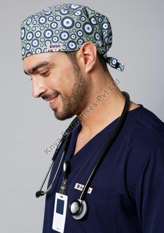 Knya Unisex Evil Eye Premium Scrub Cap