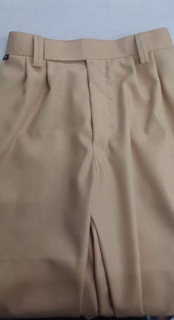Madhav Textiles Plain Trovine Matty Cotton School Pant, Feature : Superior GSM