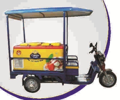 Multicolor Battery Operated Electric Ice Cream Cart