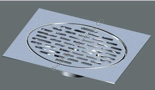 SS Floor Drain, Size : 150 X 150 mm