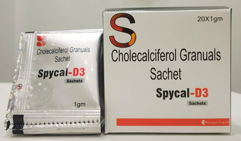 Cholecalciferol Granules Sachet, for Vitamin Deficiency, Packaging Type : Box