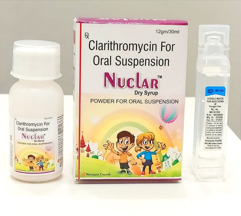  Clarithromycin Oral Suspension, Packaging Type : Bottle