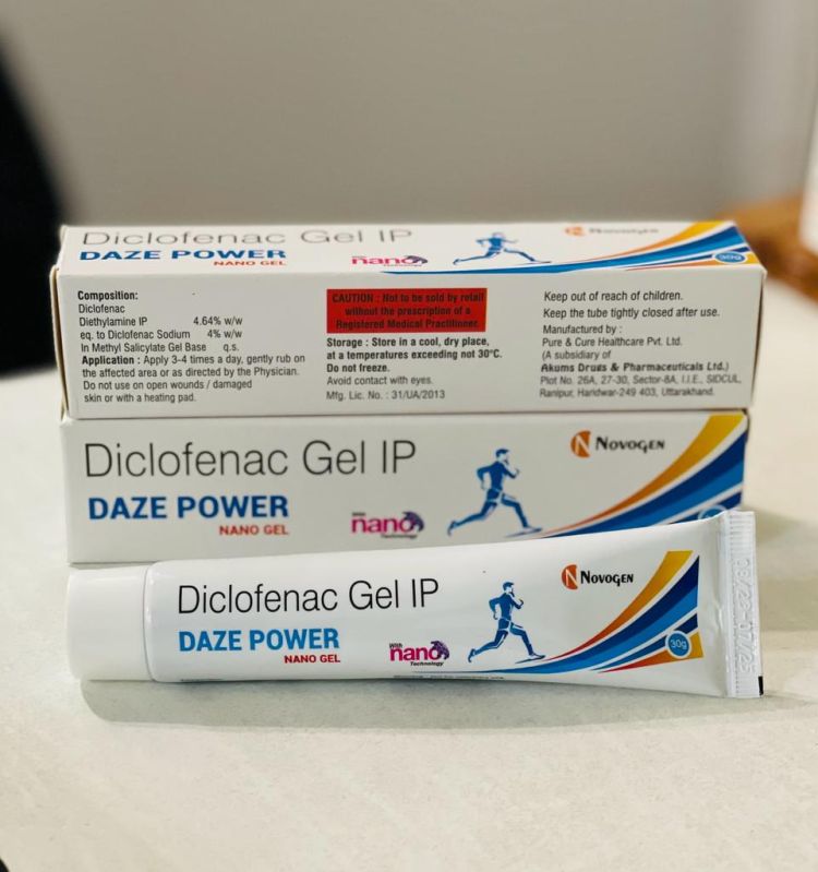 Diclofenac Gel, For Pain Relief