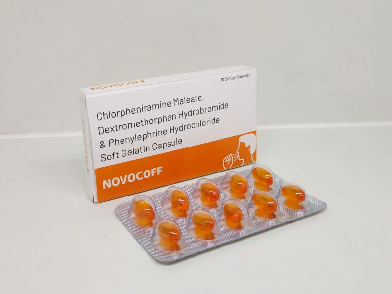 Novocoff Softgel Capsules, Grade Standard : Medicine Grade