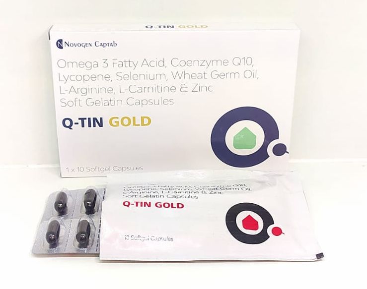 Q-Tin Gold Softgel Capsules, Grade Standard : Medicine Grade