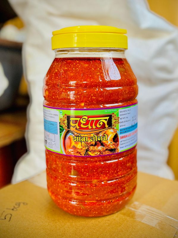 Pradhan Mango Pickle, Packaging Size : 5 Kg