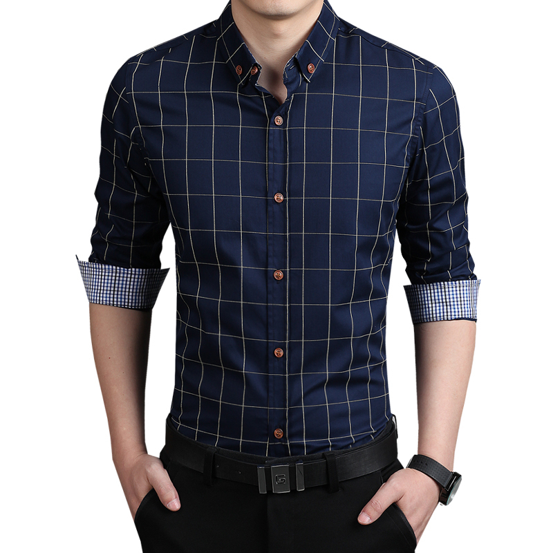 Check Mens Casual Shirt, Feature : Quick Dry, Breathable, Anti-Wrinkle, Anti-Shrink