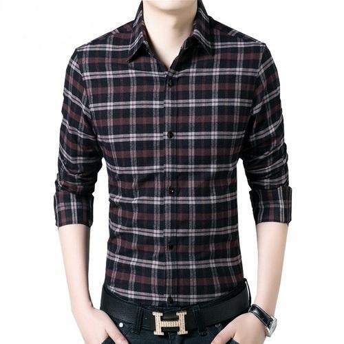 mens check shirt