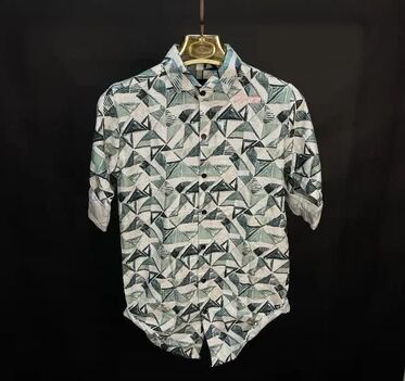 Printed Mens Popcorn Shirt, Feature : Quick Dry, Eco-Friendly, Anti-Wrinkle, Anti-Shrink