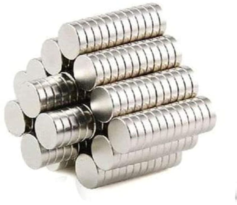 Metallic Polished 20x1.8 mm Neodymium Magnet, for Industrial Use