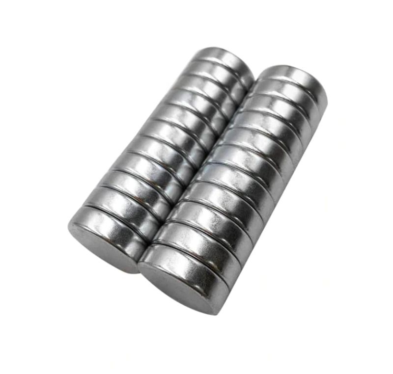 Metallic Polished 20x6.5 mm Neodymium Magnet, for Industrial Use