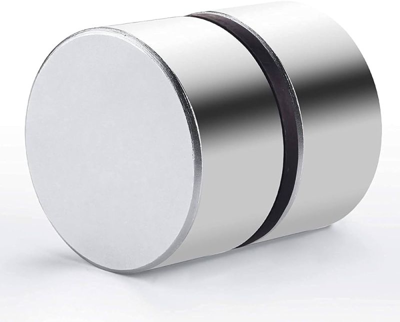 Polished 40x20 mm Neodymium Magnet, for Industrial Use, Color : Metallic