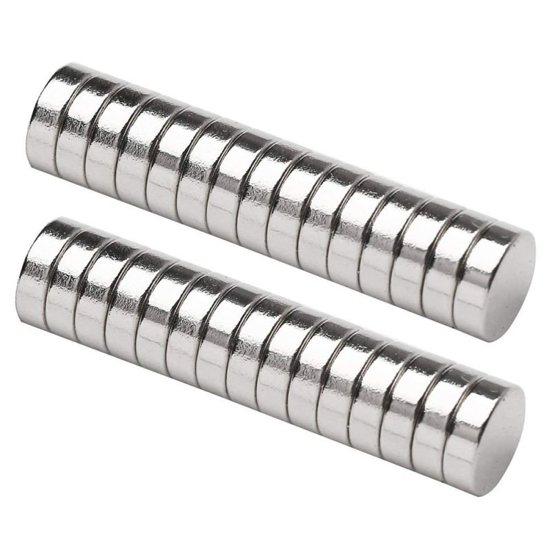 Polished 6x3 mm Neodymium Magnet, for Industrial Use, Color : Metallic