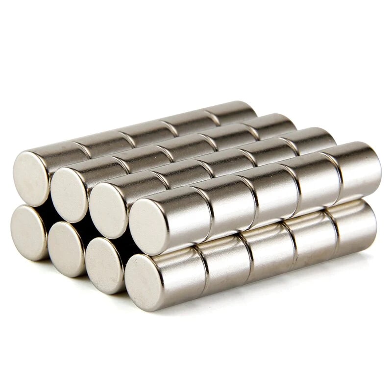 Polished 8x8 mm Neodymium Magnet, for Industrial Use, Color : Metallic