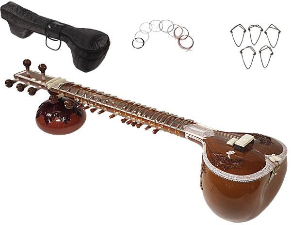 Brown Student Sitar, for Musical Use, Feature : Easy To Play, Optimum Quality