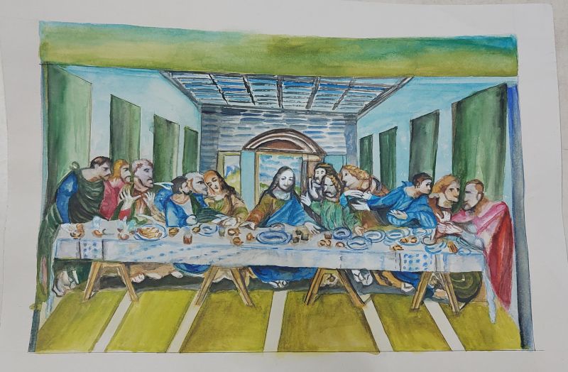 Jesus Christ Watercolor Paintings
