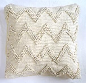 Square Cotton Shaggy Cushion Cover, Size : 50X50 cm