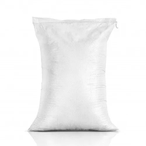 Plain PP Woven Chemical Bag, Color : White