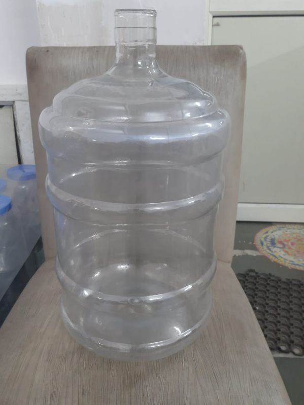 White 20 liter empty bottle jar