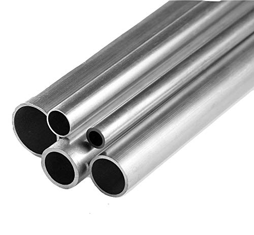 Grey Polished Round Aluminium Pipe, for Construction, Feature : Excellent Quality, Fine Finishing
