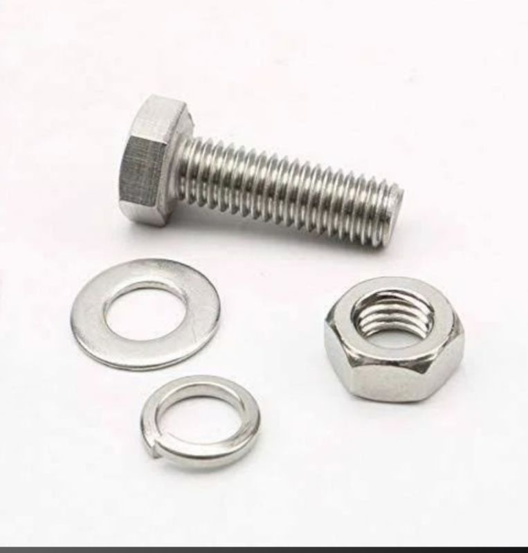 316 Polished Stainless Steel Nuts, For Automobile Fittings, Size : 0-15mm