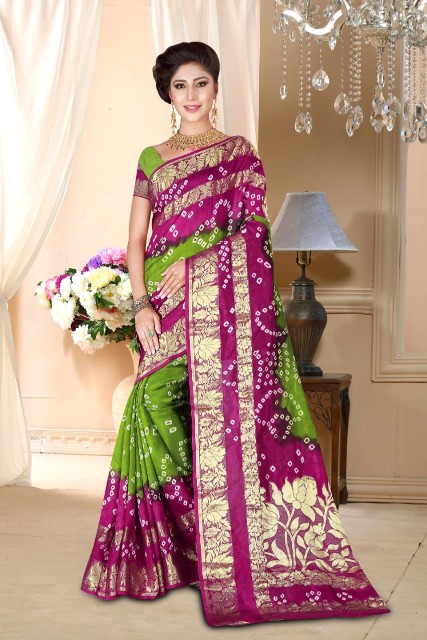 Multicolor saree, Speciality : Easy Wash, Dry Cleaning, Anti-Wrinkle