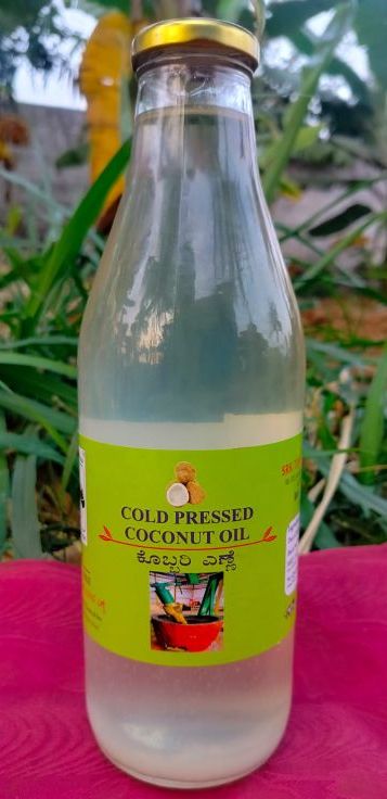 Srk Cold Pressed Coconut Oil, Packaging Type : Glass Bottle