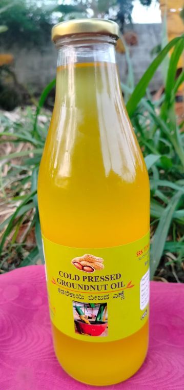 Cold Pressed Groundnut Oil, Packaging Type : Glass Bottle