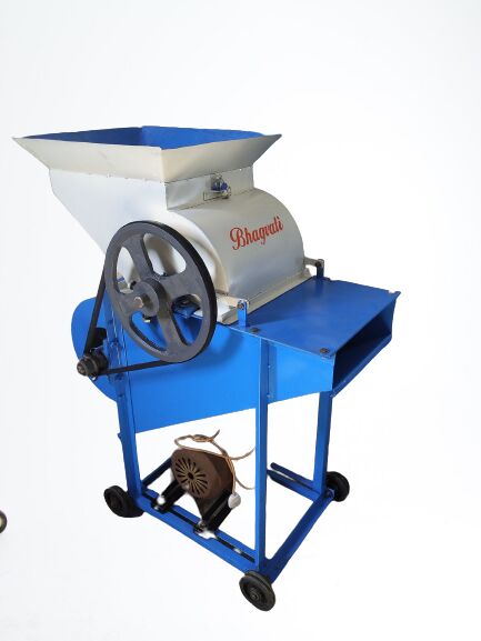 Bhagvati 220V Semi Automatic Electric Groundnut shelling machine, Production Capacity : 80-90kg/hours