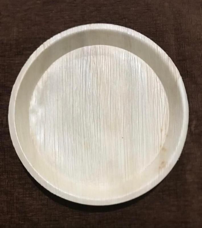 Areca Leaf 10 Inch Round Plate, For Serving Food