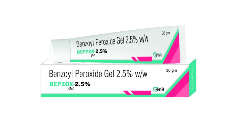 Tube Benzoyl Peroxide Gel 2.5%, for Commercial Use, Purity : 99%