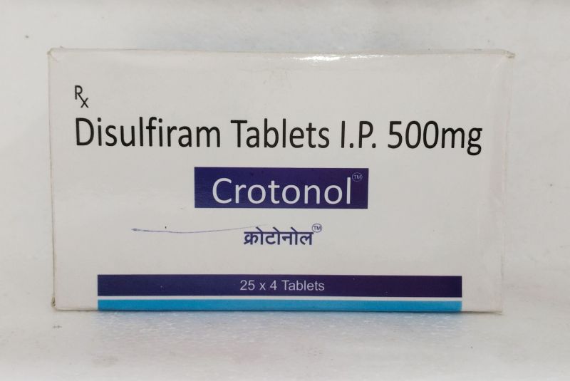 Crotonol 500mg Tablets, for Treatment of Alcohol Addiction, Medicine