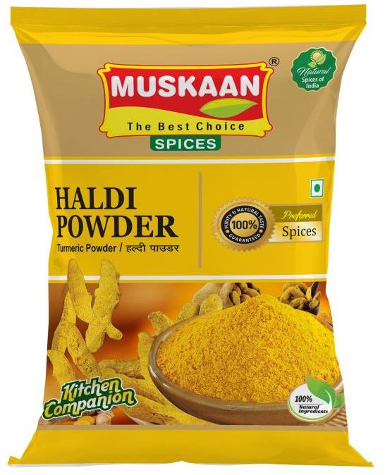 Yellow Turmeric Powder, For Hotel, Home, Packaging Type : Plastic Pouch