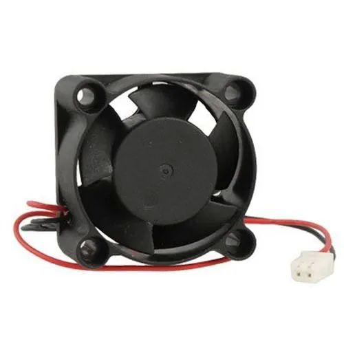 Black Electric 9 V Plastic Ball Bearing Cooling Fan