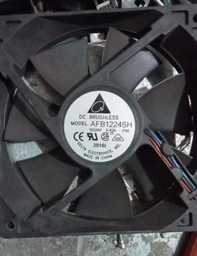 Black Electric Delta Electronics DC Brushless Fan, for Industrial, Blade Material : Plastic