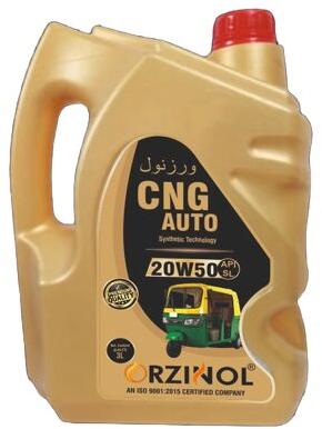 Orzinol auto 20w50 cng oil, Packaging Type : Plastic Bottle