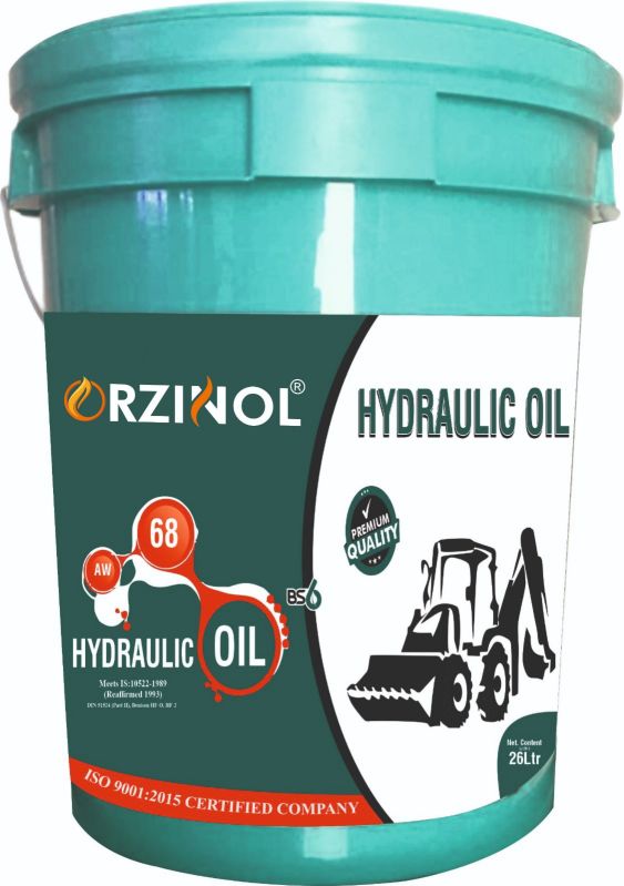 Orzinol Hydraulic AW-68 Oil, Packaging Type : PP Container