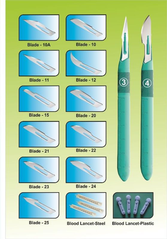 Iron surgical blades, Variety : Double Edge, Single Edge