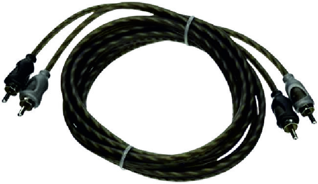 Copper Conductor 3 m RCA Cable, Color : Black