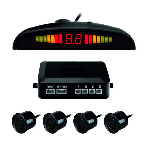 Plastic Car Reverse Parking Sensor, Color : Black