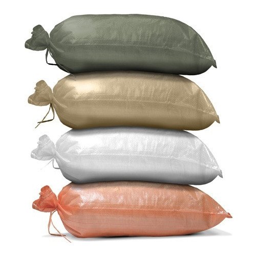 Multicolor Polypropylene Plain PP Sand Bag, Feature : Fine Quality