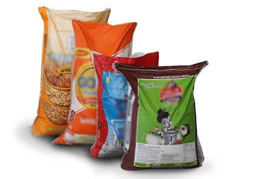 Multicolor Polypropylene Printed PP Sack Bag, for Packaging, Technics : Machine Made
