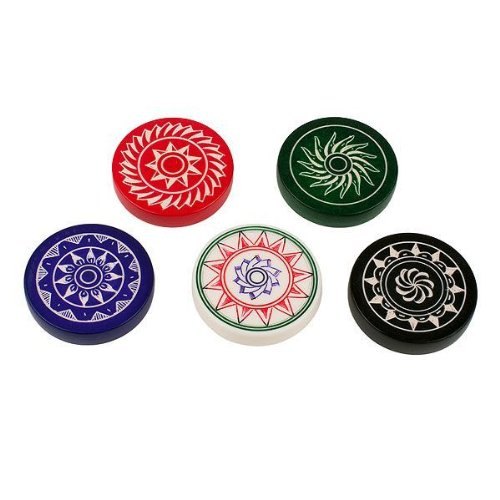 Multicolor Plastic Printed Carrom Strikers, Feature : Fine FInished, Hard Structure