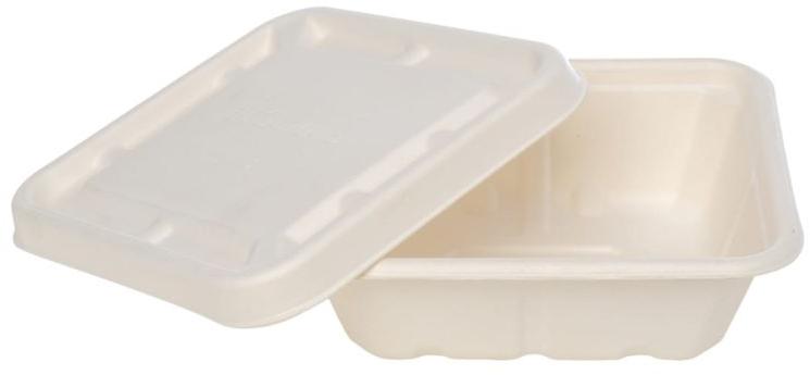 Sugarcane Pulp Bagasse Rectangular Bowl, for Dinnerware, Event Party Supplies, Feature : Eco-Friendly