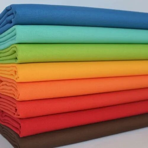Plain Cotton Fabric, for Apparel/Clothing, Width : 44-45 inch
